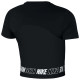 Nike Γυναικεία κοντομάνικη μπλούζα crop top